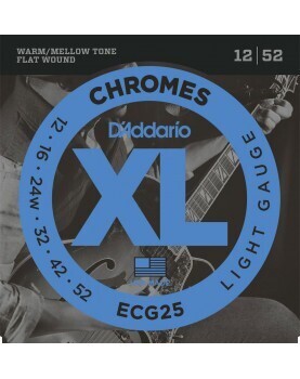 D&#39;ADDARIO CHROMES ECG25 JAZZ 12/52