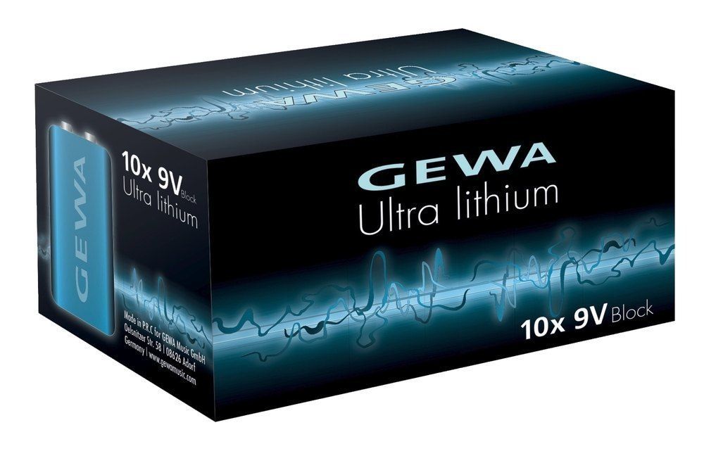 Battery 9V Ultra lithium GEWA