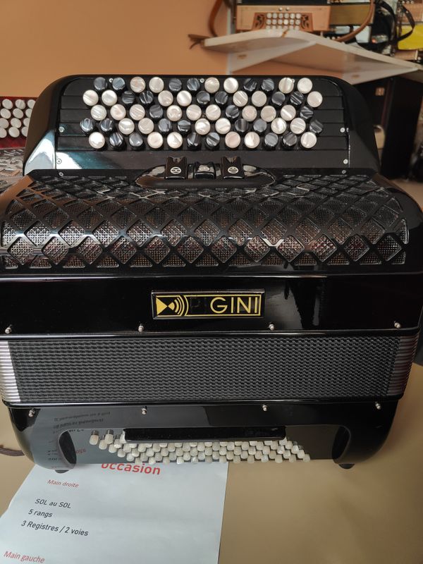 Pigini couleur noir 78 basses (standard) - Occasion