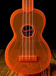 Kala-Ukulélé soprano Waterman - Orangesicle fluorescent