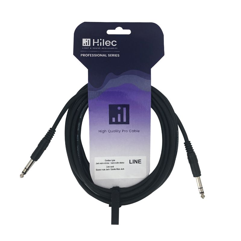 Cordon ligne Jack stéréo mâle / Jack stéréo mâle – 10m