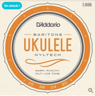 Cordes Ukulele BARITON daddario