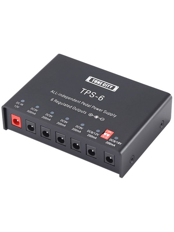 Alimentation multi-pédale 6 entrées