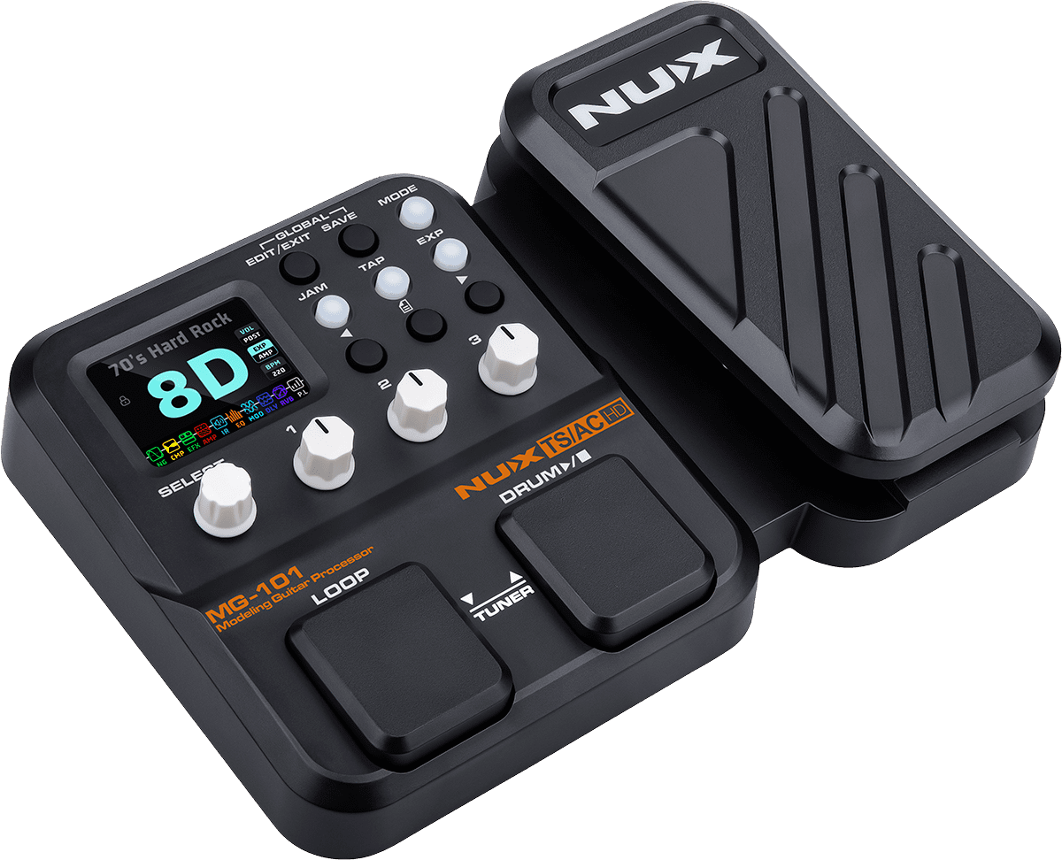 NUX- Processeur/Pédale multi-effet