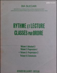 DIA SUCCARI - Rythme et lecture classés par ordre Volume 3