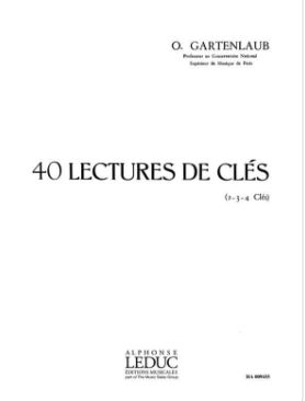 O. GARTENLAUB - 40 lectures de clés