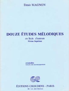 MAGNON Denis - Douze études mélodiques