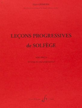 GRIMOIN - Leçons progressives de solfège Vol.2