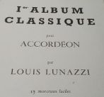 LUNAZZI - 1er album classique pour accordéon