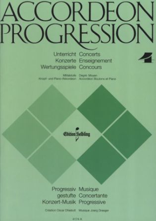DRAEGER - Accordeon progression Boutons et piano Vol.4