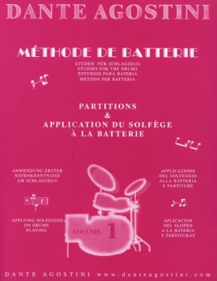 DANTE AGOSTINI - Méthode de batterie Vol.1 Ancienne édition