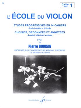DOUKAN - L&#39;école du violon - Etudes progressives Vol.1