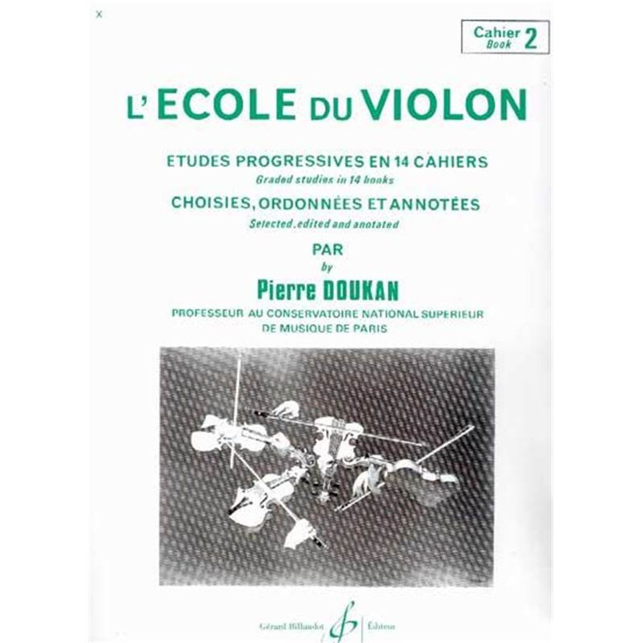 DOUKAN - L&#39;école du violon - Etudes progressives Vol.2