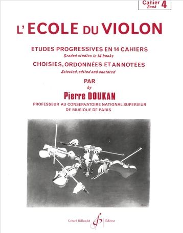 DOUKAN - L&#39;école du violon - Etudes progressives Vol.4