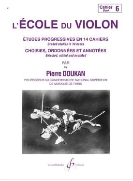 DOUKAN - L&#39;école du violon - Etudes progressives Vol.6