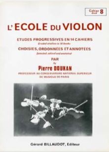 DOUKAN - L&#39;école du violon - Etudes progressives Vol.8