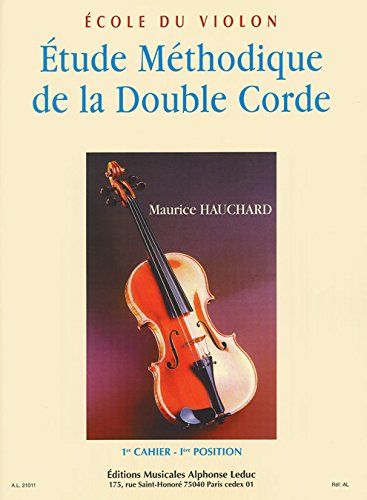 HAUCHARD - Ecole du violon - Etude méthodique de la double corde