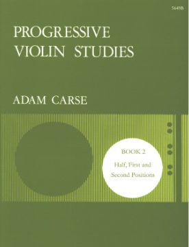 CARSE - Etudes progressives pour violon - Livre 2