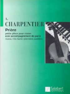 CHARPENTIER - Prière - Partition