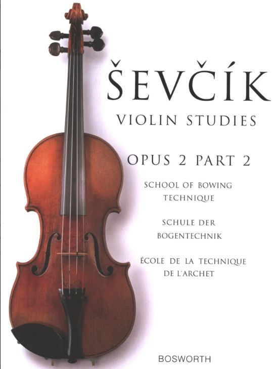 SEVCIK - Etudes pour la technique de l&#39;archet violon - Op.2 Part.2