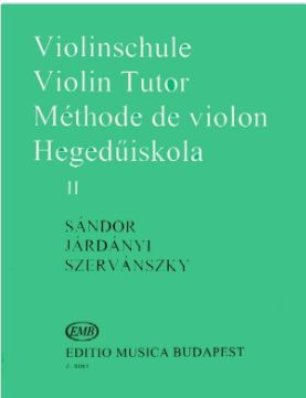 SANDOR, JARDANYI, SZERVANSZKY - Méthode pour violon - Vol.2