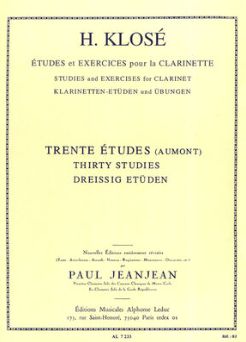 H.KLOSE - 30 Etudes pour la clarinette