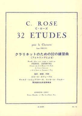 C.ROSE - 32 Etudes pour la clarinette d&#39;après Ferling