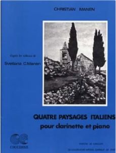 C.MANEN - 4 paysages italiens pour clarinette et piano