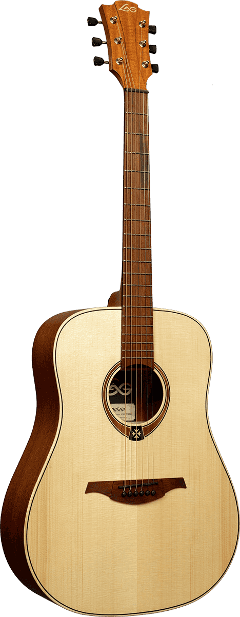 LAG Tramontane - Guitare acoustique - Dreadnought naturelle - T70D-NAT