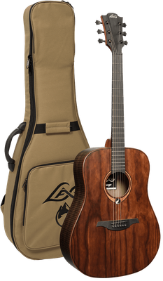LAG Sauvage D - Guitare acoustique - Dreadnought - avec housse