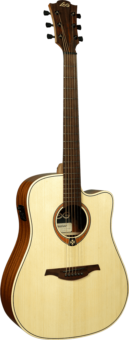 LAG Tramontane - Guitare électro-acoustique - Dreadnought Cutaway
