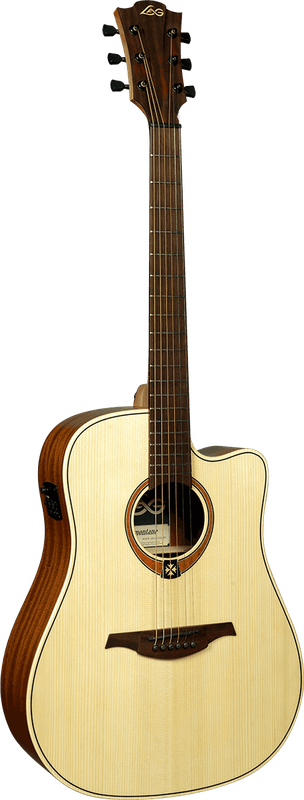 LAG Tramontane - Guitare électro-acoustique - Dreadnought Cutaway