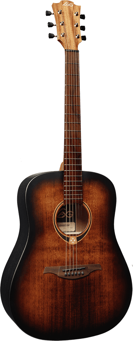 LAG Tramontane - Guitare acoustique - Dreadnought Black and Brown - T70D BxB