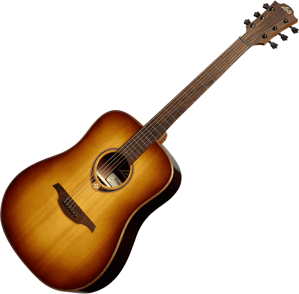 LAG Tramontane - Guitare acoustique - Dreadnought Brown shadow