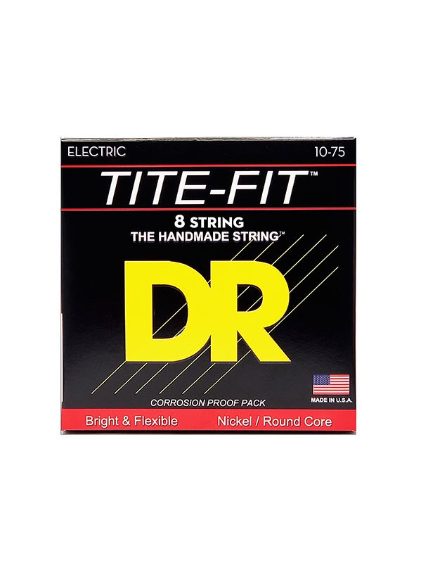 DR Strings - 10-75 - TITE-FIT - 8 Cordes