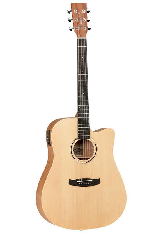 Tanglewood TWR2 DCE Roadster II Cutaway Dreadnought Electro Acoustic Spruce Satin