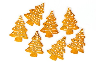 Gingerbread tree biscuits (pack of 6)