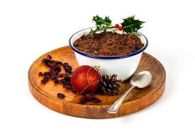 Prune and Brandy Christmas Pudding