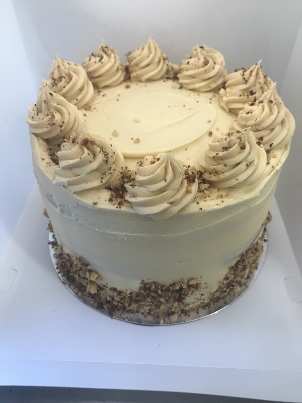 Coffee Praline Celebration Cake
