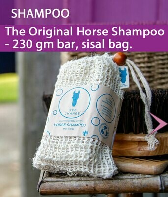 The Original Horse Shampoo - 230 gm bar, sisal bag. 00009