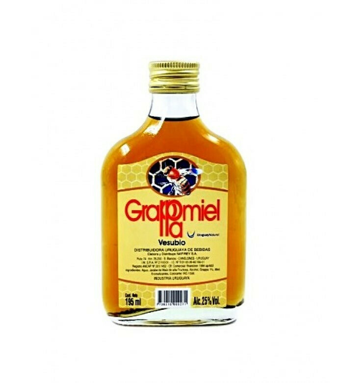 Grappamiel Vesubio Petaca 200 ml