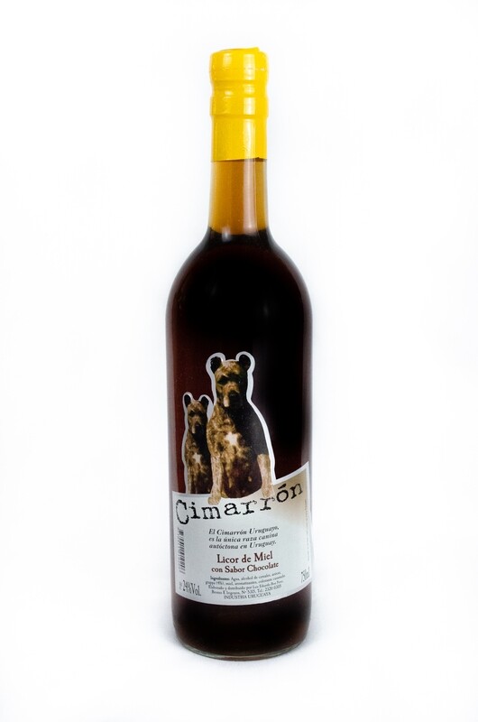 Grappamiel Cimarrón Sabor Chocolate Botella 750 ml