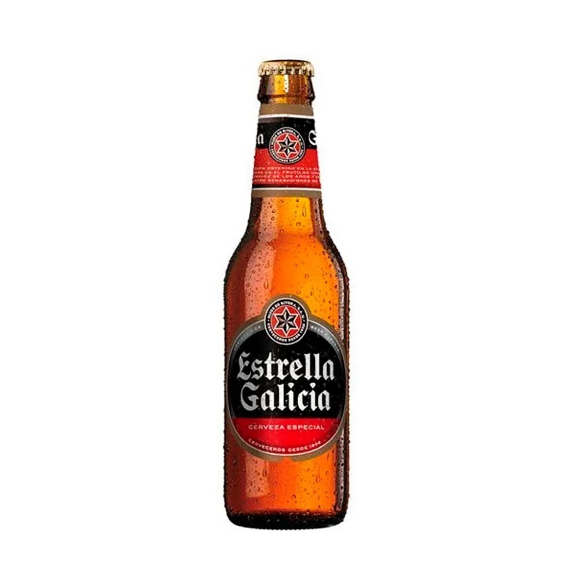 Cerveza Estrella Galicia Botella 355 ml Pack x 12