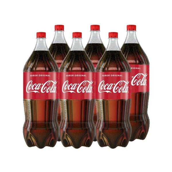 Refresco Coca Cola botella 2,25 Pack x 6 Refresco Coca Cola botella 2,25 Pack x 6