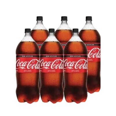 Refresco Coca Cola Zero Botella 3 L Pack x 6