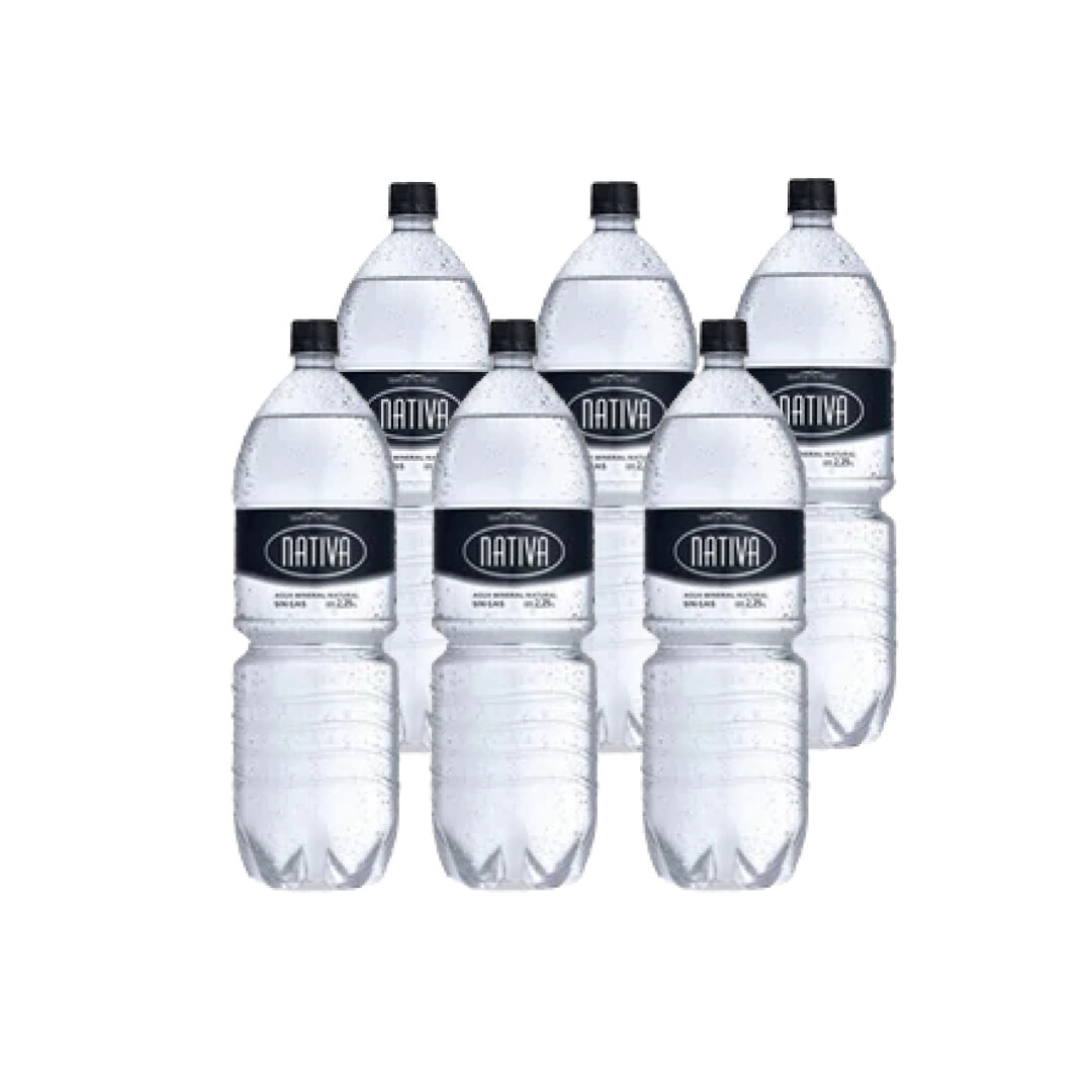 Agua Mineral Sin Gas Nativa Botella 2,25 L Pack x 6