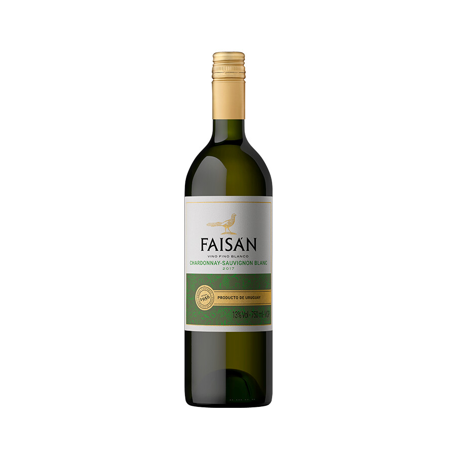Vino Faisán Chardonnay Sauvignon Blanc Botella 750 ml