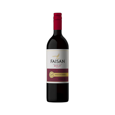 Vino Faisán Merlot Botella 750 ml