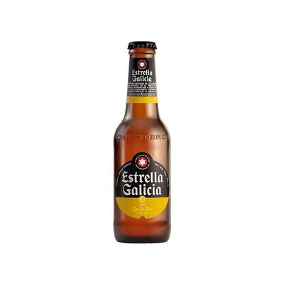 Cerveza Estrella Galicia Sin Gluten botella 330 ml Pack X 24