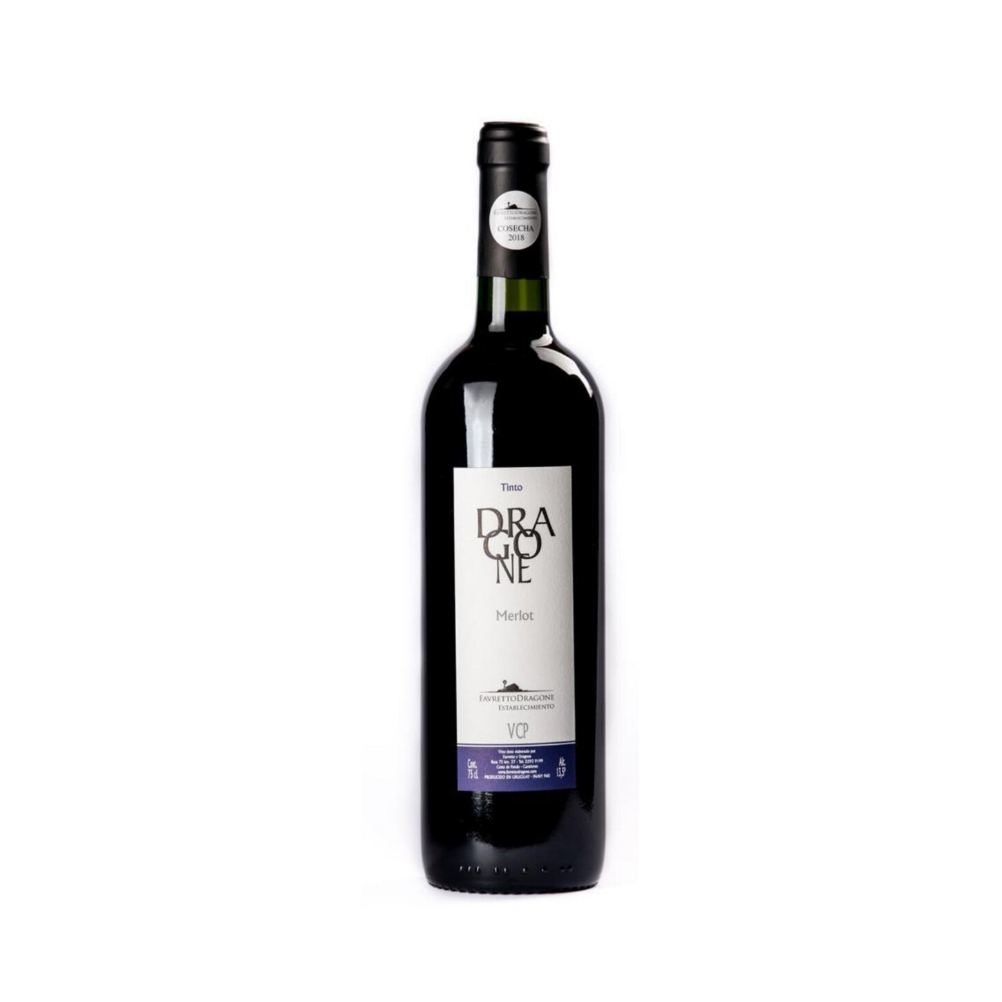 Vino Dragone Merlot Botella 750 ml